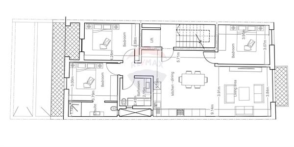 3 bedroom Apartment for sale in Għajnsielem - €265,000 - 105m²